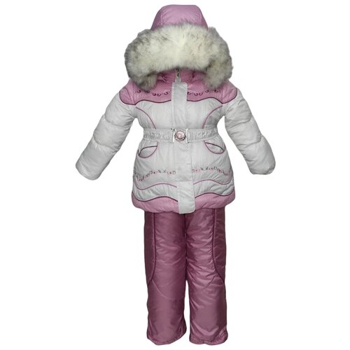Комплект одежды Lapland, размер 92, белый, розовый
