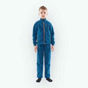 Комплект термобелья Dragonfly Детский флисовый костюм Dragonfly Blue Orange, размер 128-134, синий, оранжевый