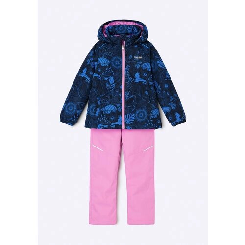 Комплект верхней одежды Lassie Manna, размер 110, розовый, синий