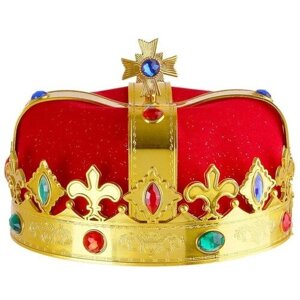 Корона «Король», цвет красный