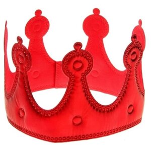 Корона сказочная Принцесса красная