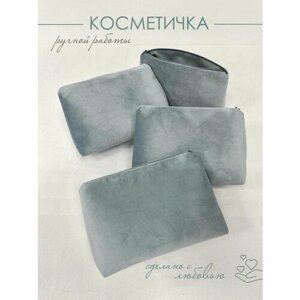 Косметичка 20х14, голубой