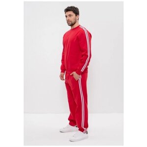 Костюм CLEO, брюки, повседневный стиль, размер 58, красный
