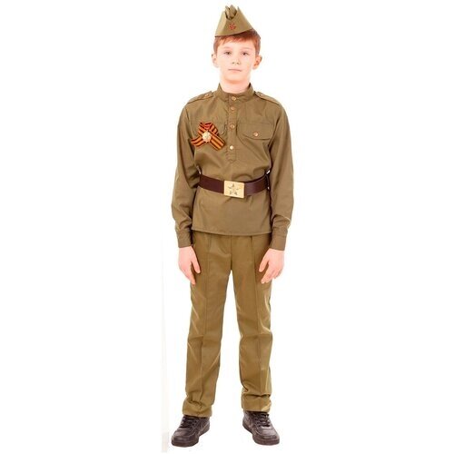 Костюм детский Солдат прямые брюки (134)