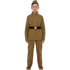 Костюм детский Солдат с прямыми брюками хлопок (116-122)