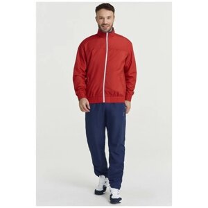 Костюм FORWARD, олимпийка и брюки, силуэт прямой, карманы, подкладка, размер XL, красный, синий