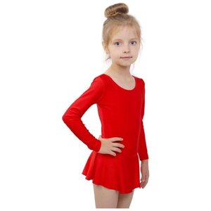 Купальник гимнастический Grace Dance, размер 32, красный
