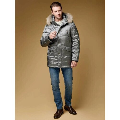 Куртка Bazioni, демисезон/зима, размер 48, серый
