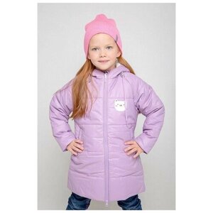 Куртка crockid, демисезон/зима, размер 104, фиолетовый