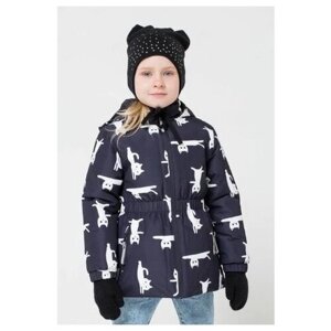 Куртка crockid для девочек, демисезон/зима, размер 92, черный