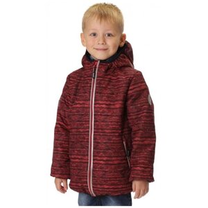 Куртка демисезонная для мальчиков (Размер: 110), арт. 871М черный/красный, цвет Красный