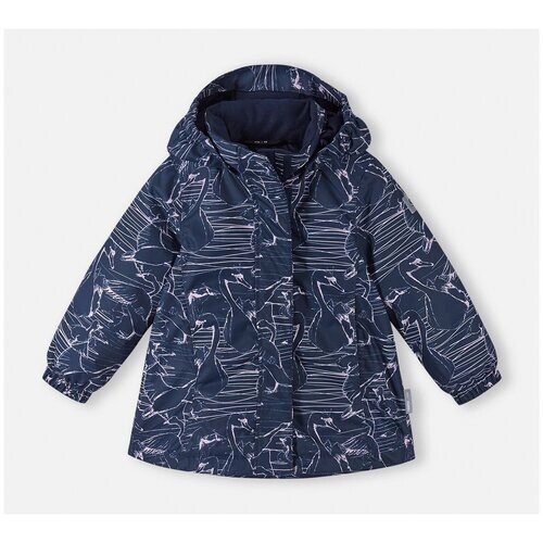 Куртка для девочек Toki, размер 110, цвет синий