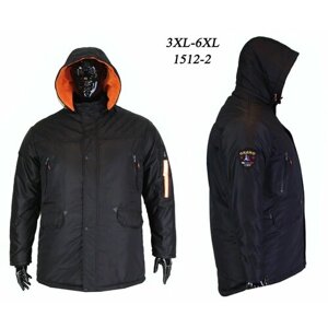 Куртка GRAND CHIEF, размер 5XL (68), черный