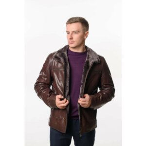 Куртка , размер 50 L, коричневый