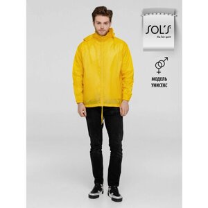 Куртка Sol's, демисезон/лето, размер S, желтый