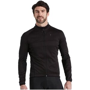 Куртка Specialized, силуэт прилегающий, светоотражающие элементы, карманы, без капюшона, ветрозащитная, размер 50, черный