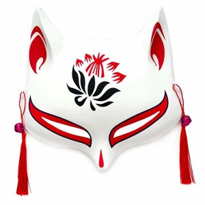 Маска карнавальная Лиса – Ёкай / Маска японской лисы Кицунэ / Маска ёкая Kitsune (FD)