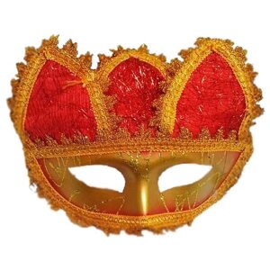 Маска карнавальная венецианская "Корона" модель 3