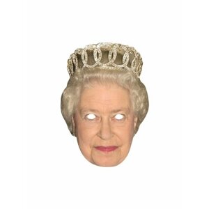 Маска королева Елизавета II, картон