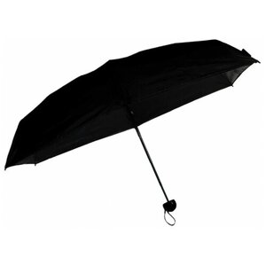 Мини-зонт Roadlike, механика, 3 сложения, купол 88 см., 6 спиц, чехол в комплекте, черный