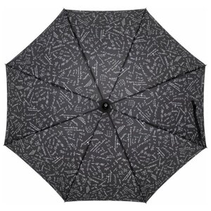 Мини-зонт Соль, полуавтомат, купол 105 см., серый