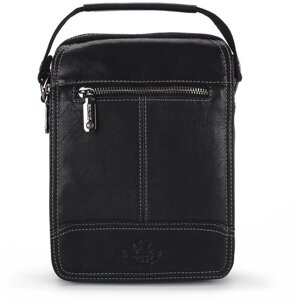 Мужская сумка-планшет из натуральной кожи «Протей» M1597 Black