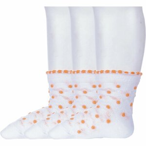 Носки Conte, 3 пары, размер 8, оранжевый, белый