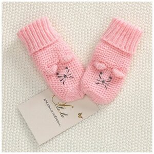 Носки детские бесшовные/носочки вязаные для новорожденных/цв. серый/размер 8 см