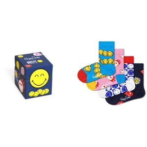 Носки Happy Socks детские, размер 1-2 года, мультиколор