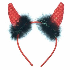 Ободок для волос карнавальный "Рожки"