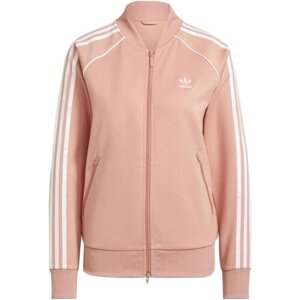 Олимпийка adidas, силуэт прямой, размер 32, розовый