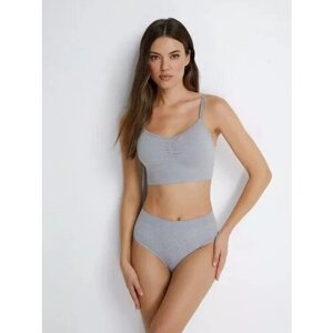 Omsa (топ на тонких регулируемых бретелях с вкладышами) (БOmD_S Melange 1012-01SS) Grigio Chiaro Melange 48/50 (L/XL)