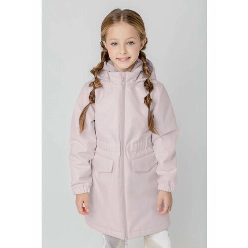 Пальто crockid, размер 140-146, розовый