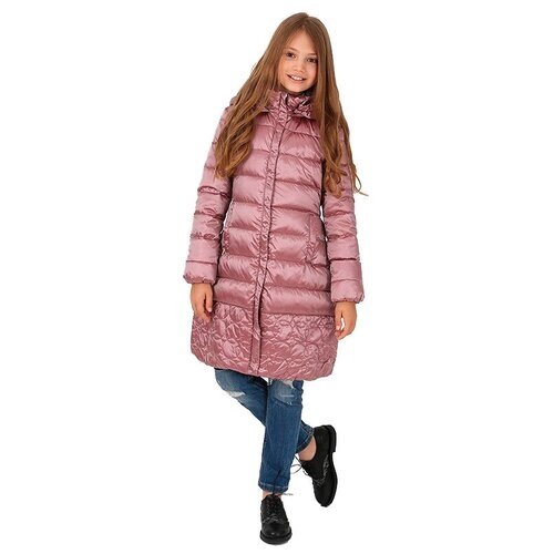 Пальто демисезонное для девочки Alessandro Borelli 61312 , цвет vintag rose, размер 5 (110)
