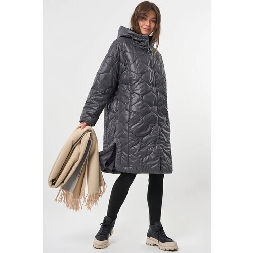 Пальто FLY демисезонное, размер 40-42, серый