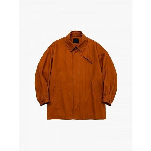Пальто Meanswhile демисезонное, силуэт прямой, средней длины, размер 52, коричневый
