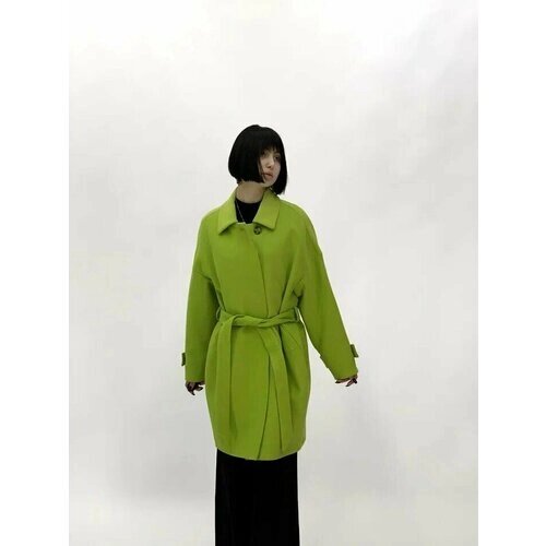 Пальто Modetta Style, размер 46, зеленый