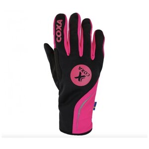 Перчатки COXA, с утеплением, размер 7, розовый