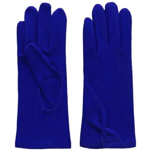 Перчатки Crystel Eden демисезонные, подкладка, размер 7, синий