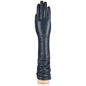 Перчатки ELEGANZZA зимние, натуральная кожа, подкладка, сенсорные, размер 7, серый