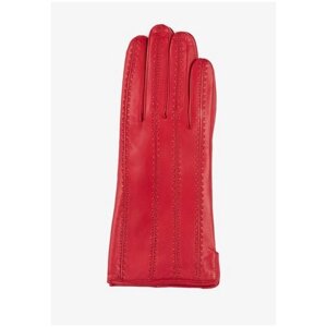 Перчатки ESTEGLA, демисезон/зима, натуральная кожа, утепленные, размер 8, красный