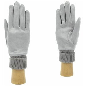 Перчатки FABRETTI, демисезон/зима, утепленные, размер 7, серый