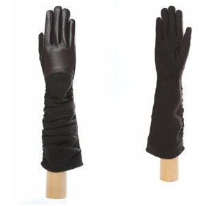 Перчатки FABRETTI, утепленные, удлиненные, подкладка, размер L, черный