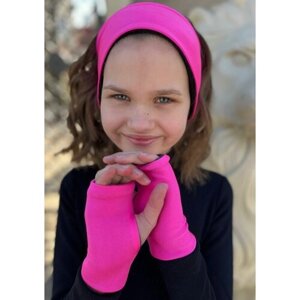 Перчатки Olivi Classic для девочек, размер S, розовый