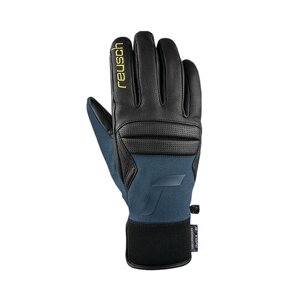Перчатки Reusch, размер 7, черный, синий