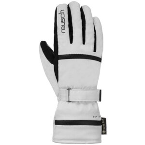 Перчатки Reusch, размер 8.5, белый, черный