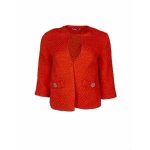 Пиджак MANGO, размер 46, оранжевый