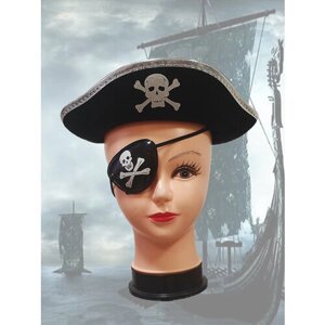 Пиратская шляпа с повязкой