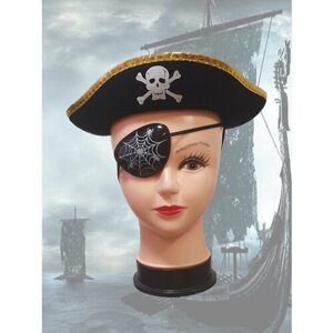 Пиратская шляпа с повязкой