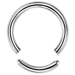 Пирсинг 4Love4You, кольцо, нержавеющая сталь, размер 8 мм., серебряный